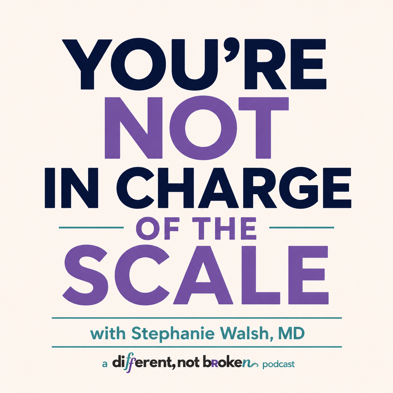 You're Not In Charge of the Scale cover art